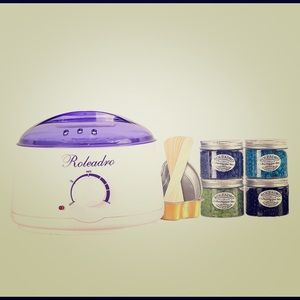 Roleadro wax warmer/ hair removal kit